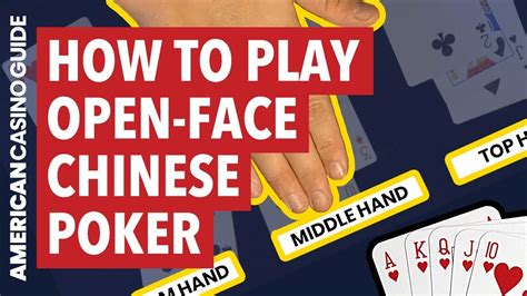 Open face chinese poker android